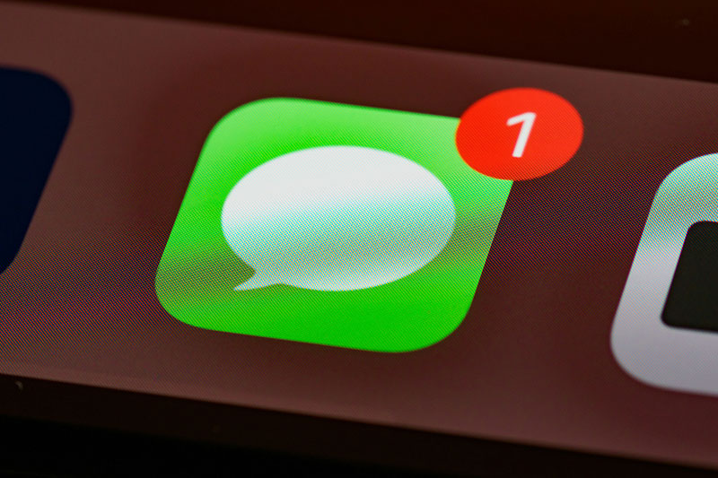 Web notification UI example