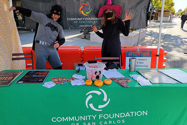 Hosting an awareness booth at the local farmer's market